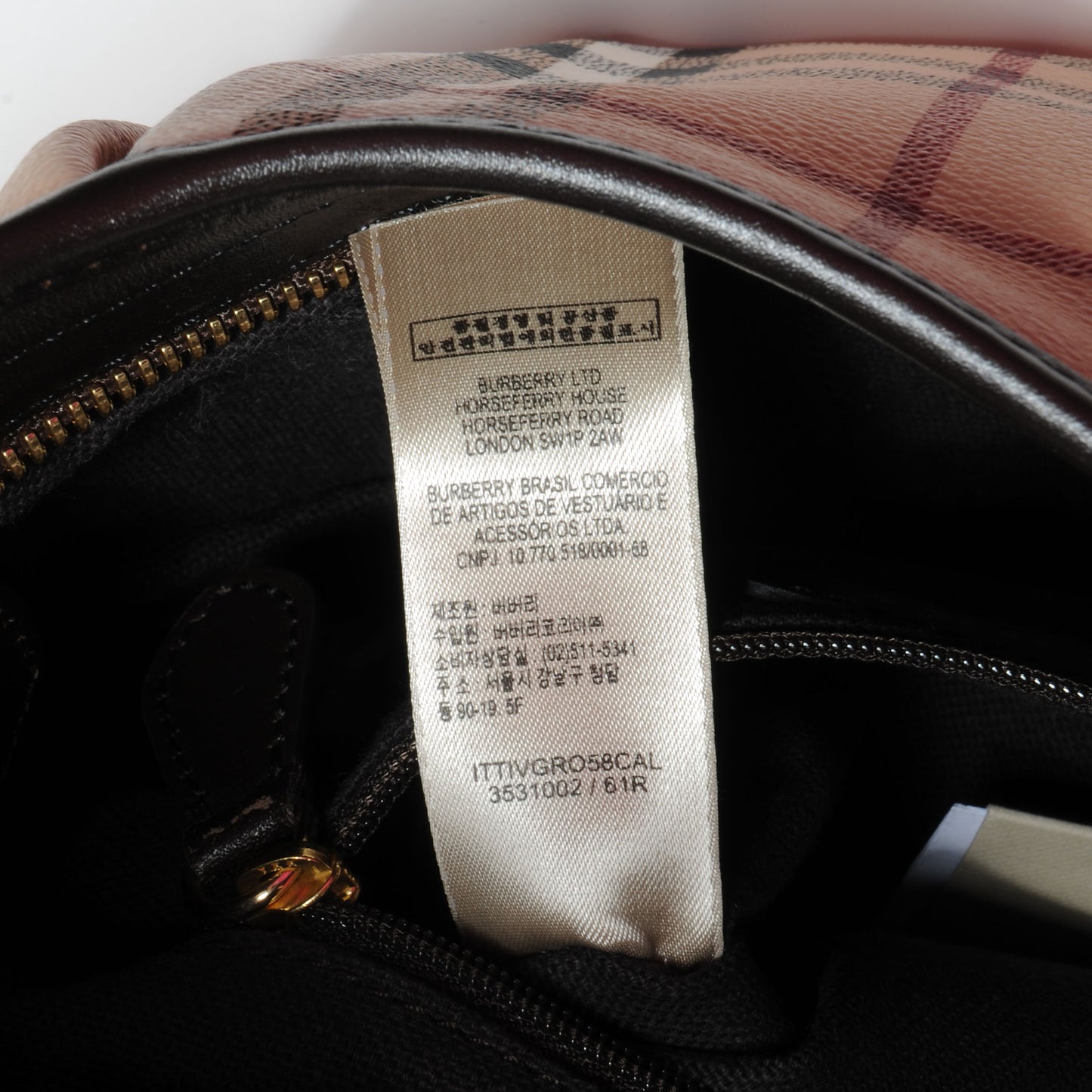 Haymarket Check Small Brooklyn Hobo