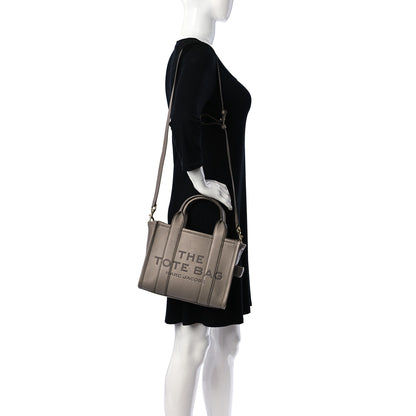 Marc Jacobs Grained Calfskin Small The Tote Bag Taupe 2 of 10