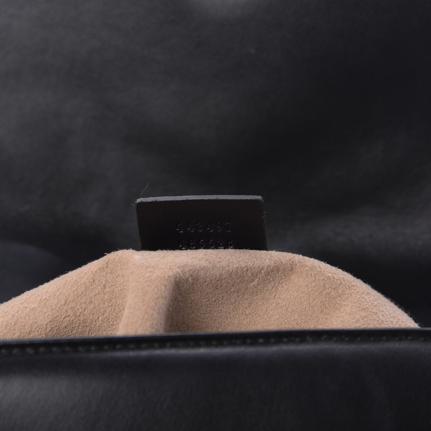Gucci Calfskin Matelasse Small GG Marmont Shoulder Bag Black 9 of 10