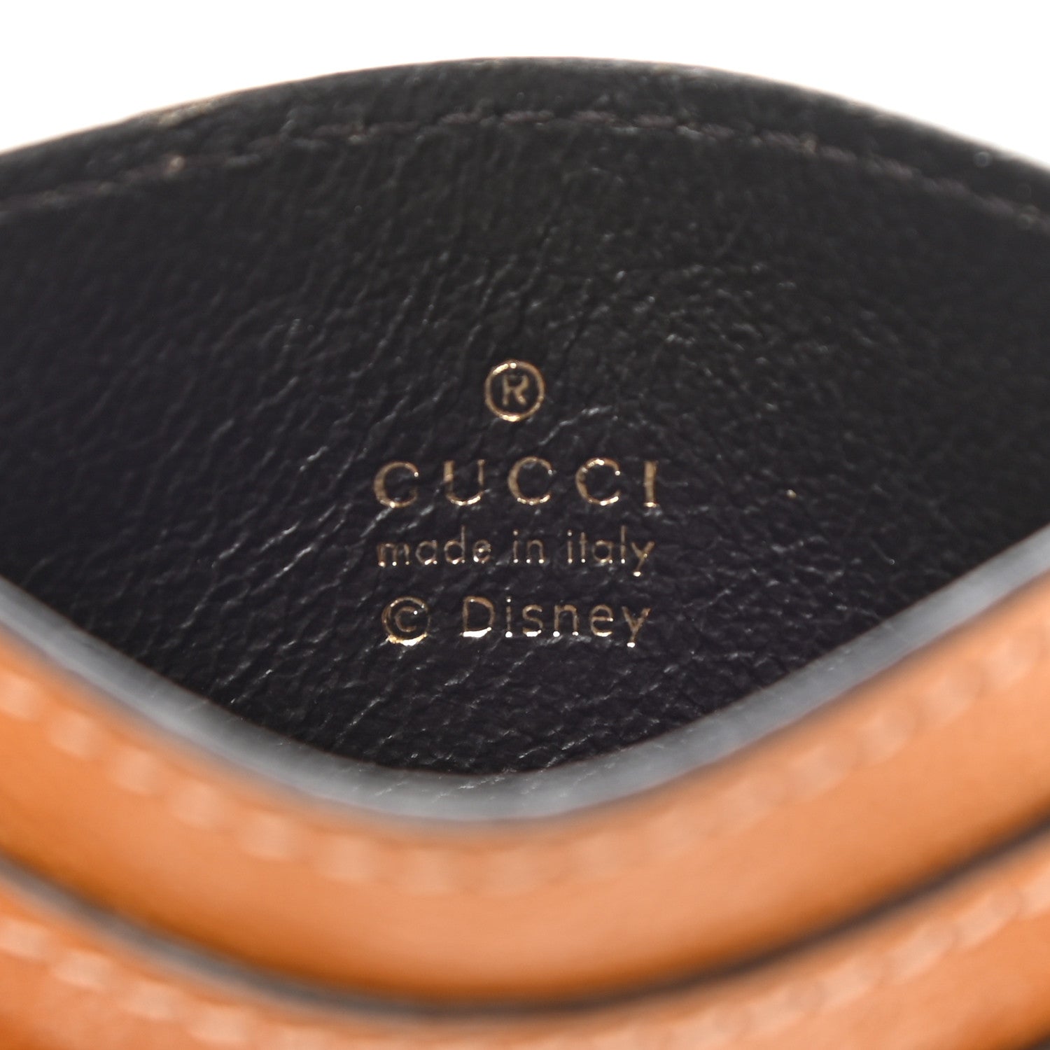Gucci X DISNEY Mini Vintage GG Supreme Monogram Mickey Mouse Card Holder Beige Vintage Sun Oil 6 of 8