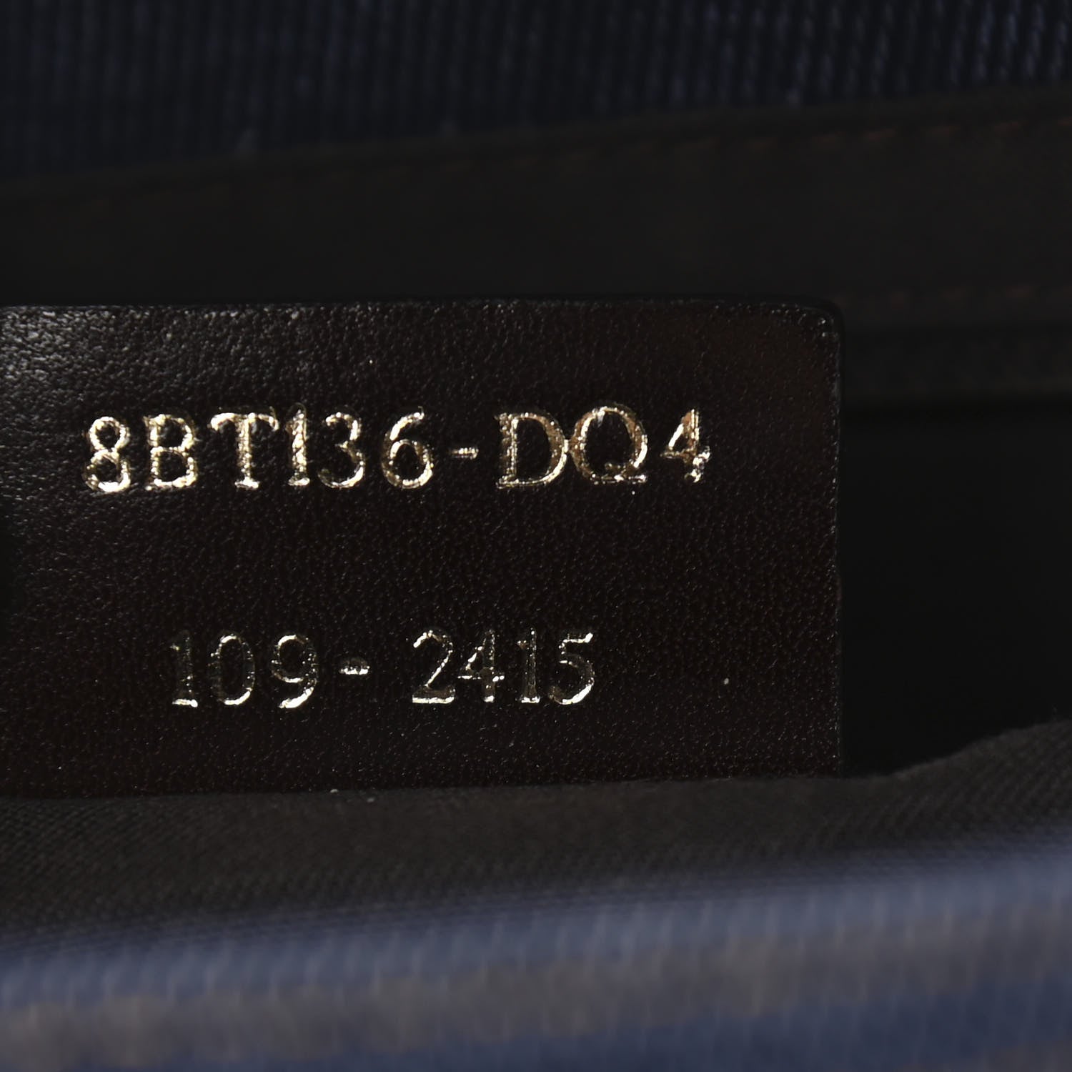 Fendi Denim Medium Convertible Baguette Blue 7 of 12