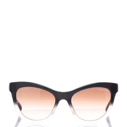 Chanel Acetate CC Cat Eye Summer Sunglasses 5350 Black 2 of 7