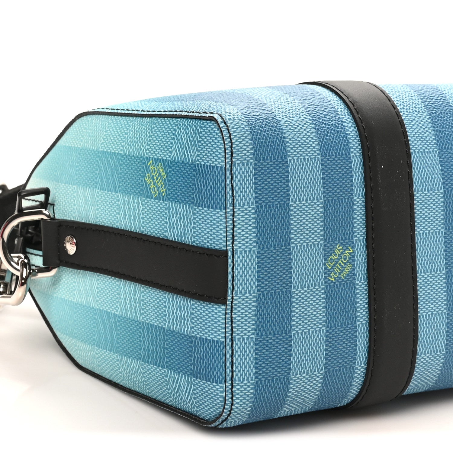 Louis Vuitton Damier Striped City Keepall Gradient Blue 8 of 9