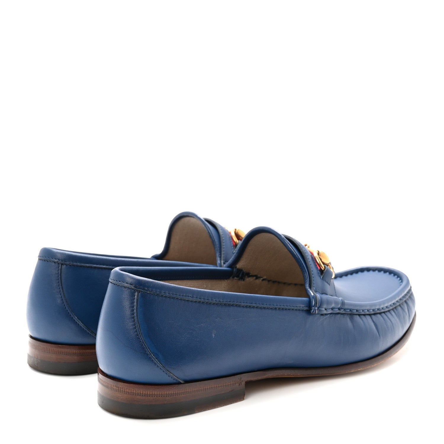Gucci Cirano Lux Nylon 1953 Horsebit Loafers 8 Royale 5 of 9