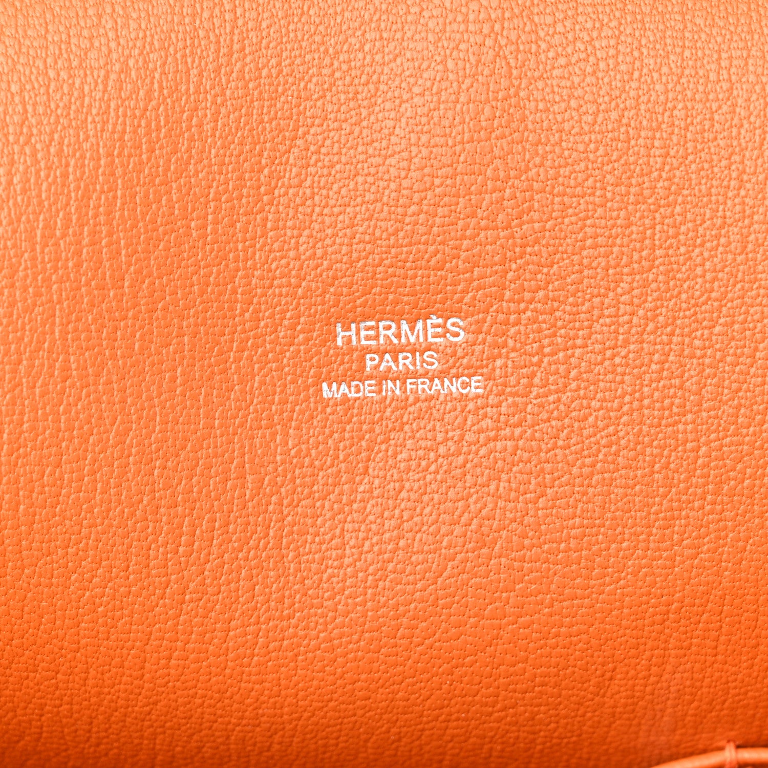 Hermes Taurillon Clemence Jypsiere 28 Orange 5 of 11