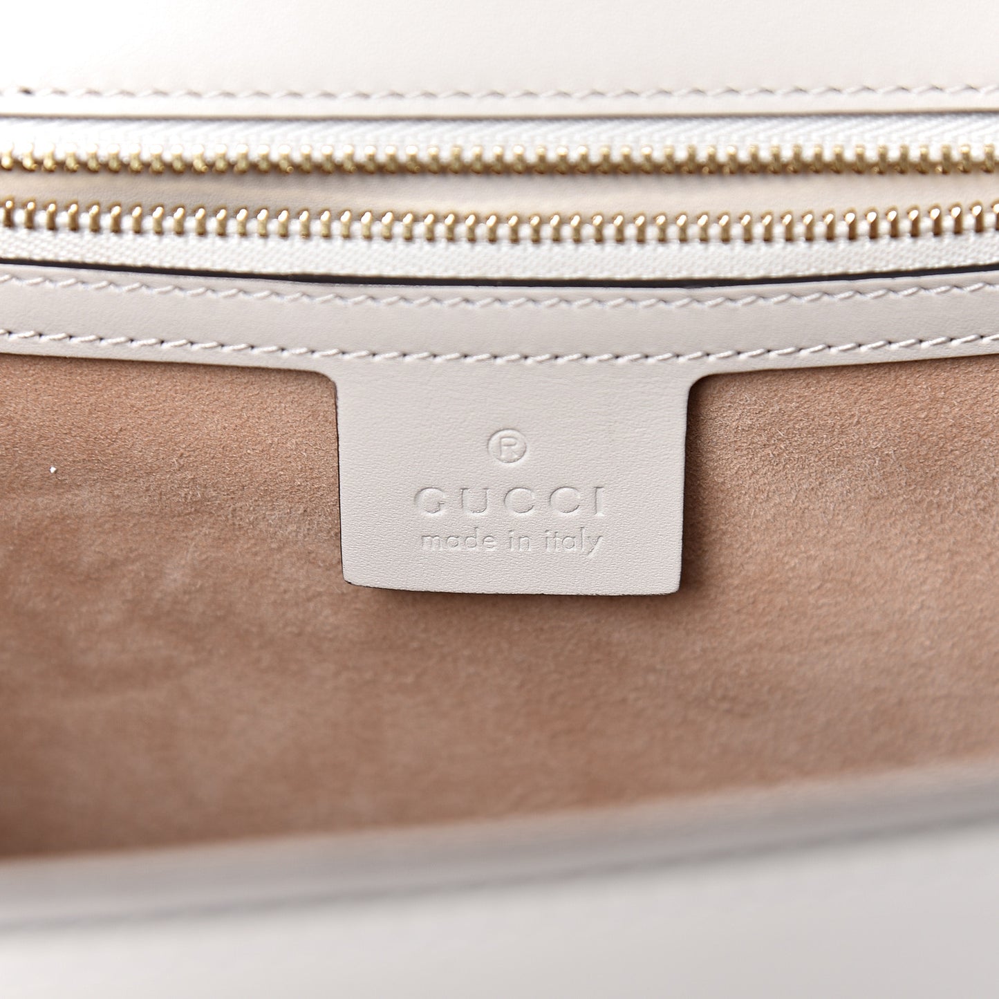 Calfskin Embroidered Medium Sylvie Top Handle Bag White