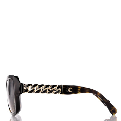 Chanel Acetate Metal Chain Square Sunglasses 5305 Brown 3 of 7
