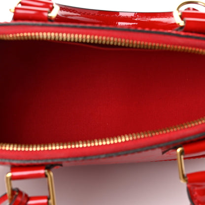 Louis Vuitton Vernis Alma BB Cherry 5 of 7