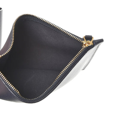 Saint Laurent Calfskin Large Shopping Tote Deep Marine 7 of 9