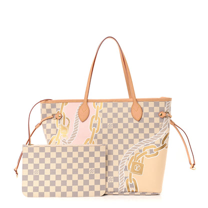 Louis Vuitton Damier Azur Nautical Neverfull MM 1 of 12