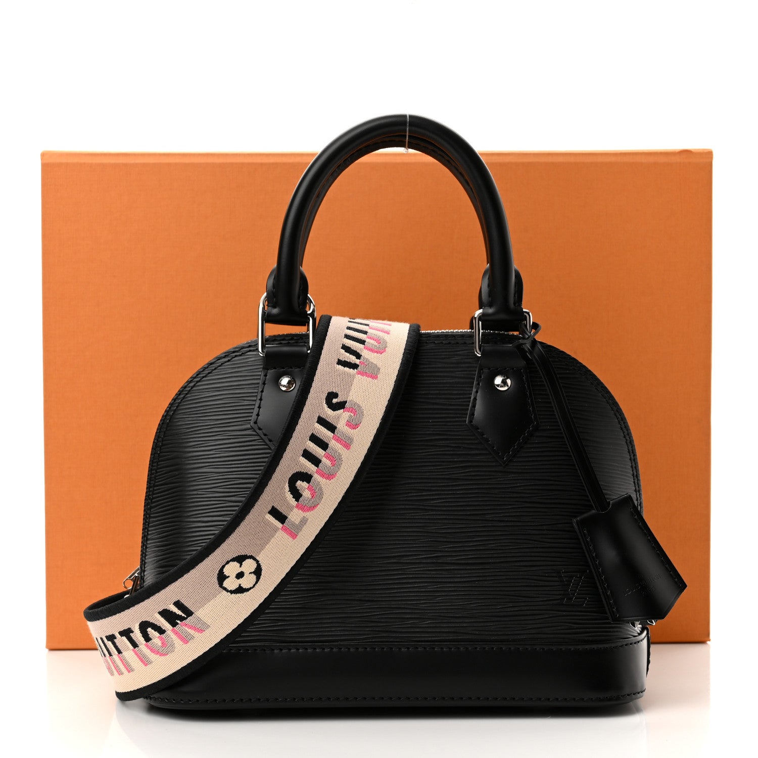 Louis Vuitton Epi Jacquard Alma BB Black 10 of 10
