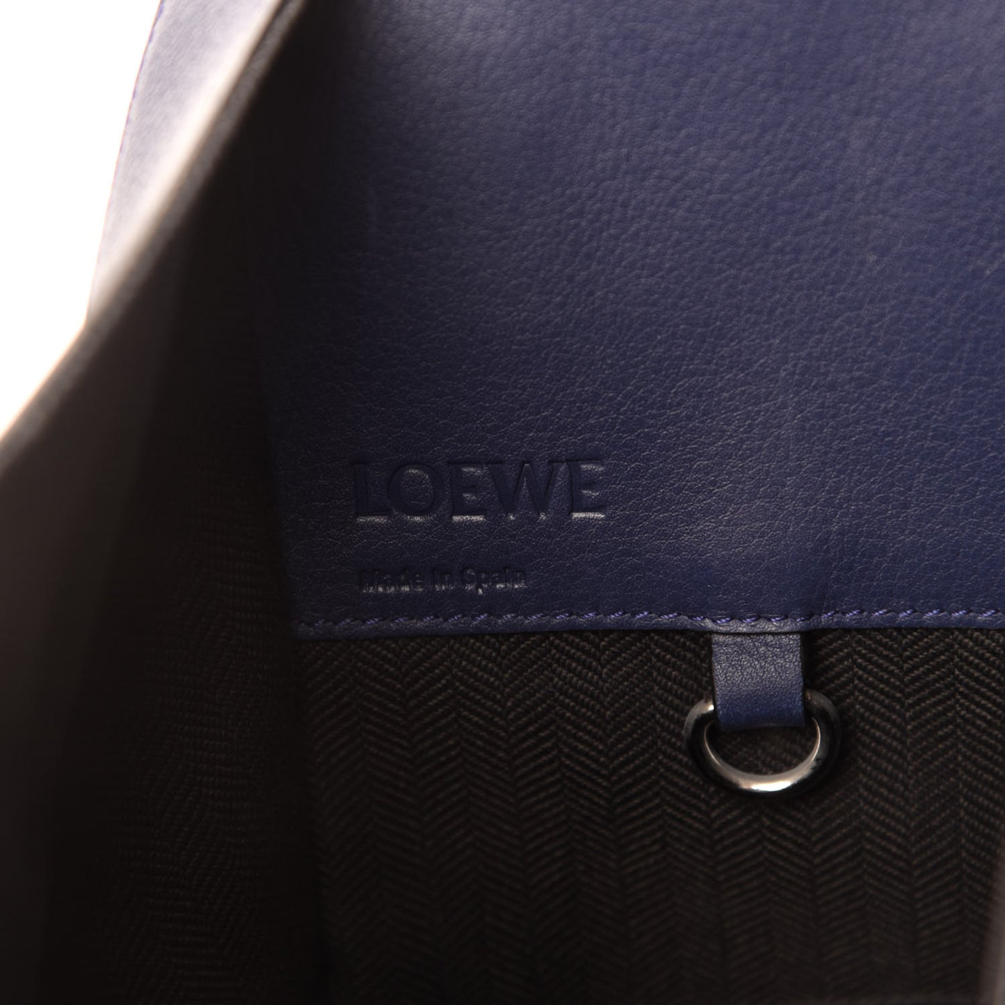 Calfskin Small Hammock Shoulder Bag Marine