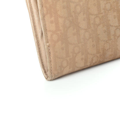 Christian Dior Monogram Flap Wallet Beige 9 of 11
