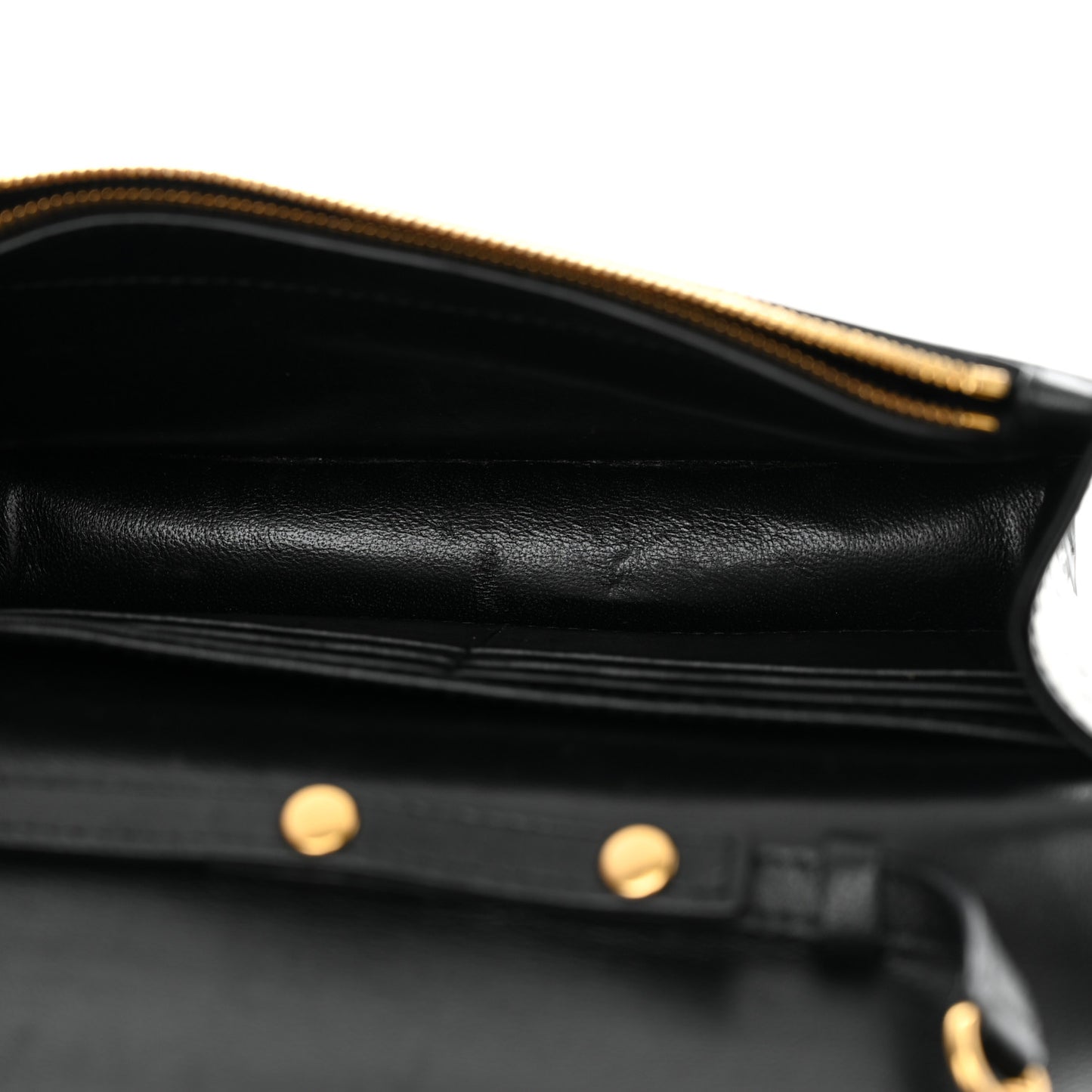 Patent Losange Monogram Embossed BB Wallet On Chain Black