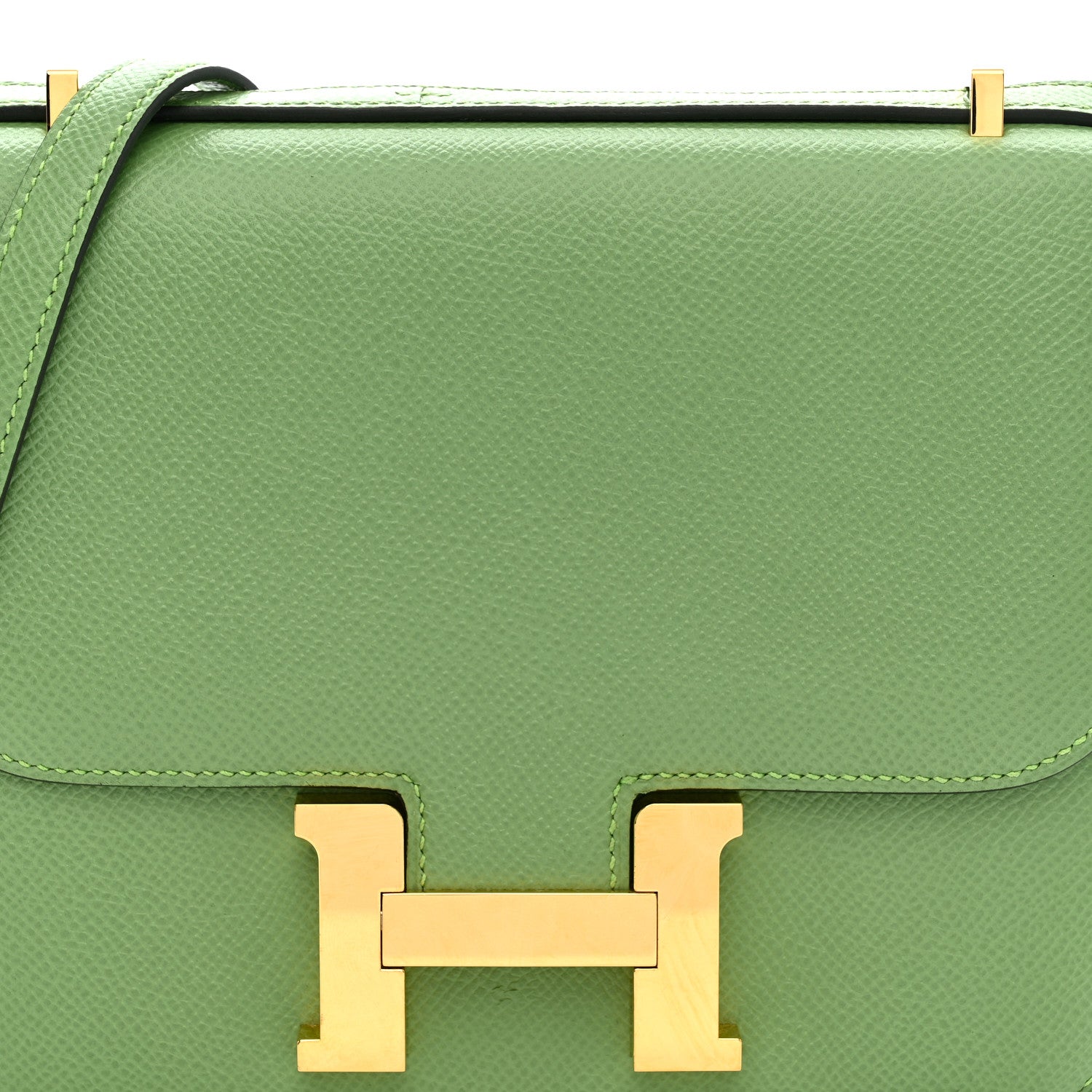 Hermes Epsom Constance 18 Vert Criquet 8 of 11