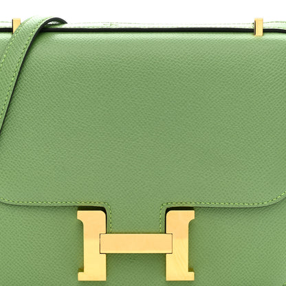 Hermes Epsom Constance 18 Vert Criquet 8 of 11