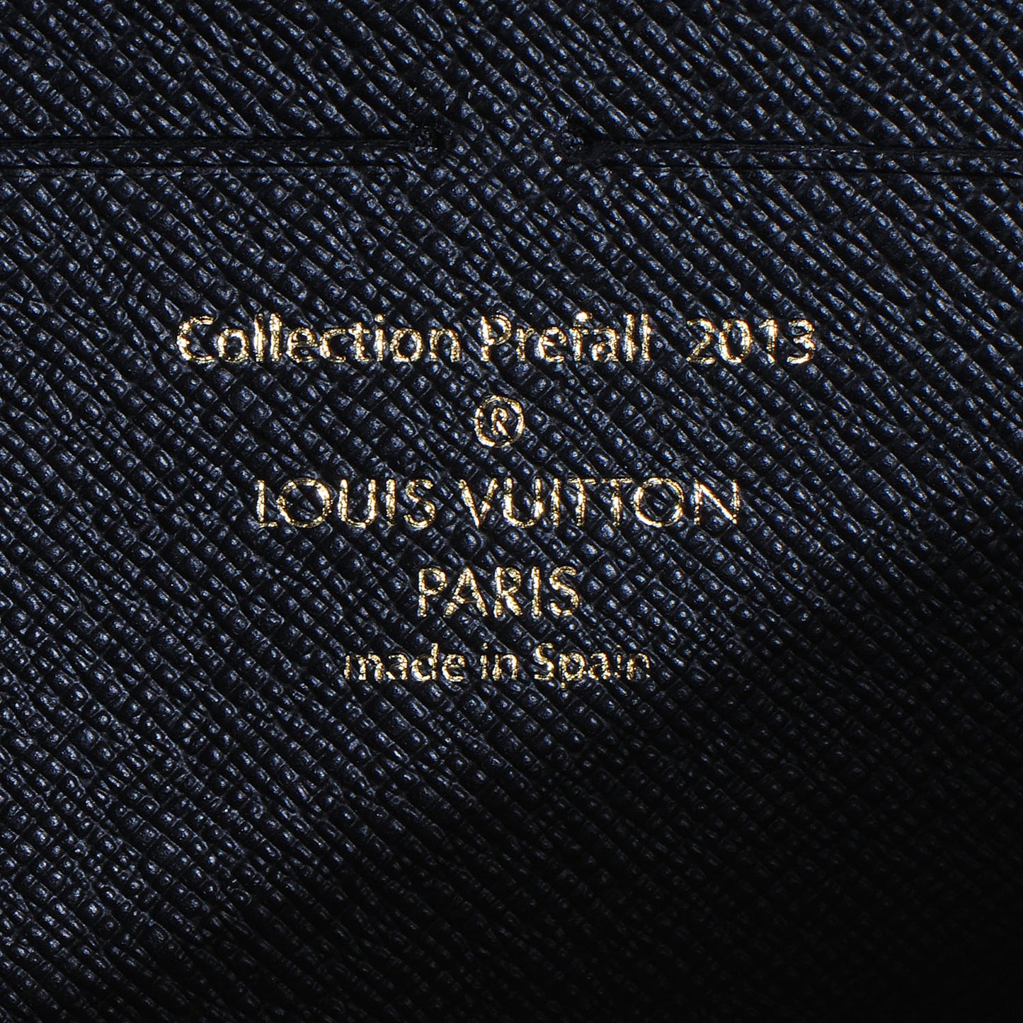 Damier Paillettes Zippy Wallet Black