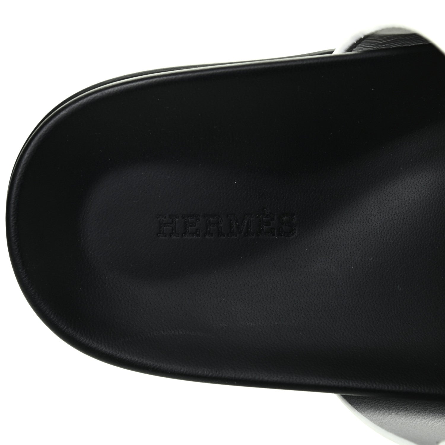 Hermes Calfskin Womens Chypre Sandals 39 White 7 of 11