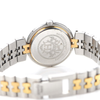 Hermes Stainless Steel 25mm Profile Quartz Watch Gold 4 of 6