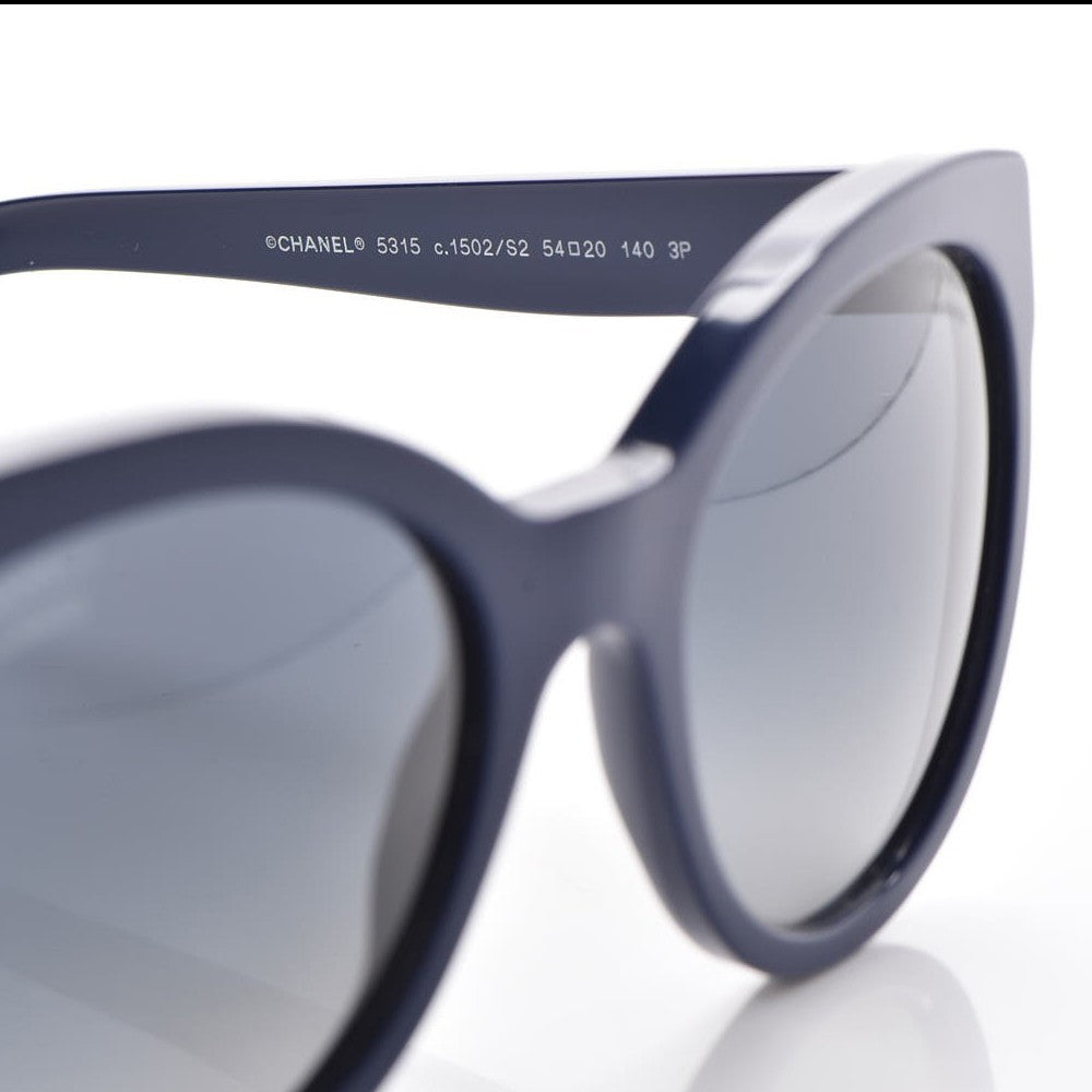 Chanel Pantos Signature CC Sunglasses 5315 Royal Blue 7 of 8