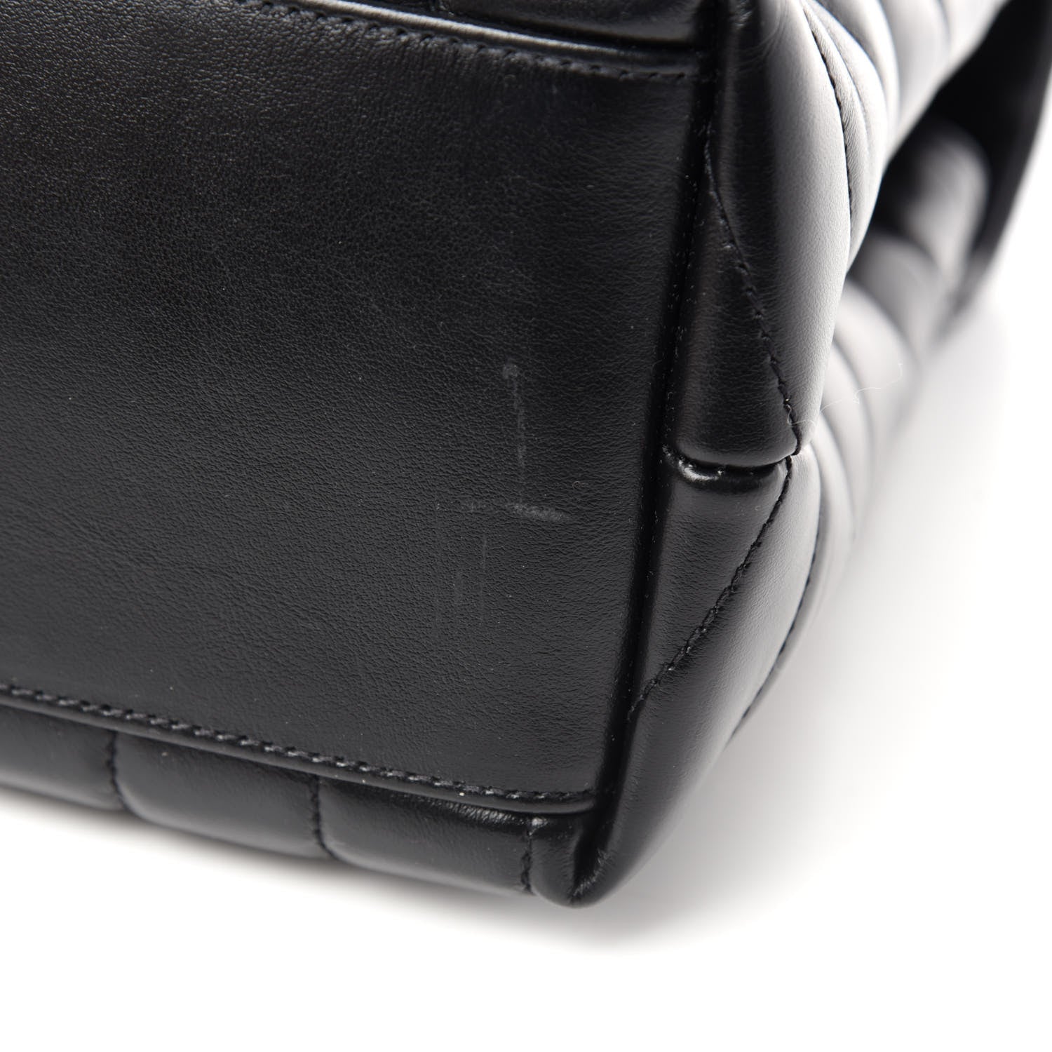 Saint Laurent Calfskin Y Quilted Monogram Medium Loulou Chain Satchel Black 9 of 16