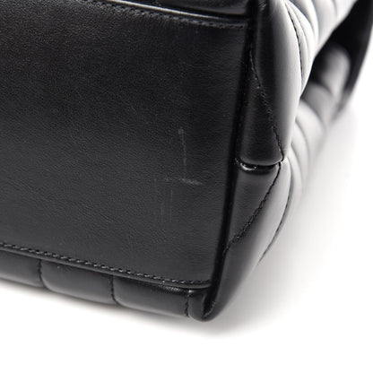Saint Laurent Calfskin Y Quilted Monogram Medium Loulou Chain Satchel Black 9 of 16