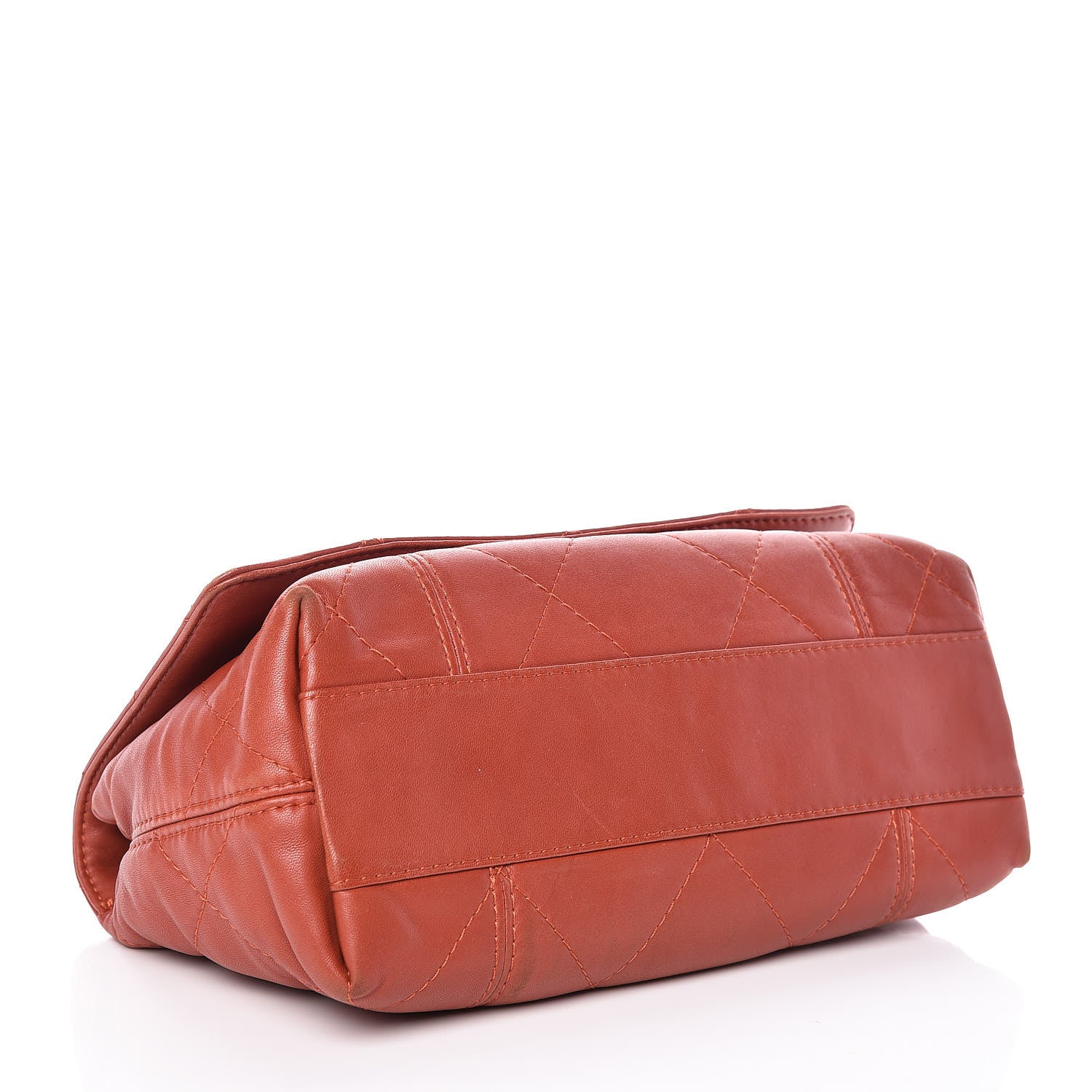 Chanel Lambskin Quilted Large Soft Touch Flap Dark Ochre 5 of 22