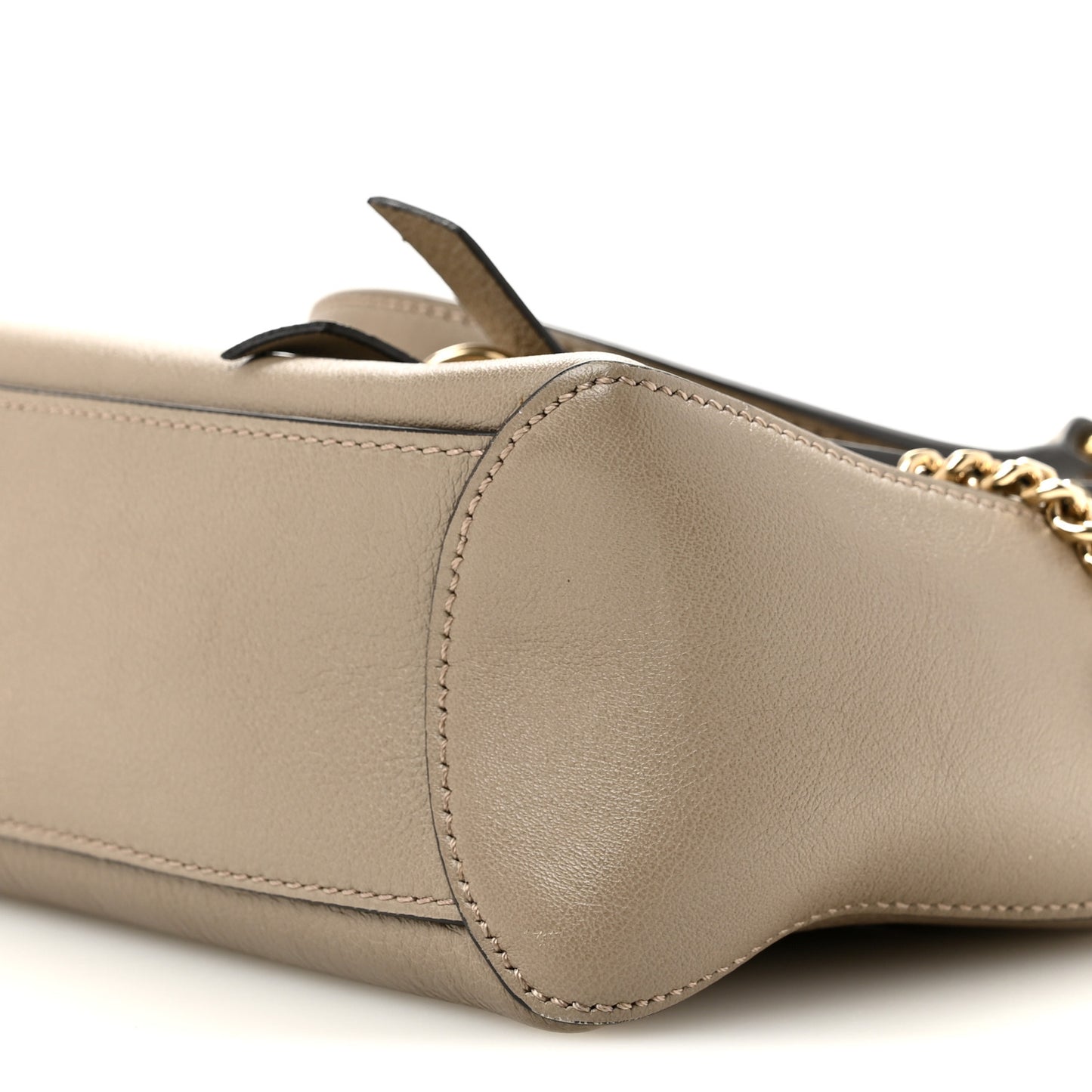 Calfskin Mini Faye Day Shoulder Bag Motty Grey
