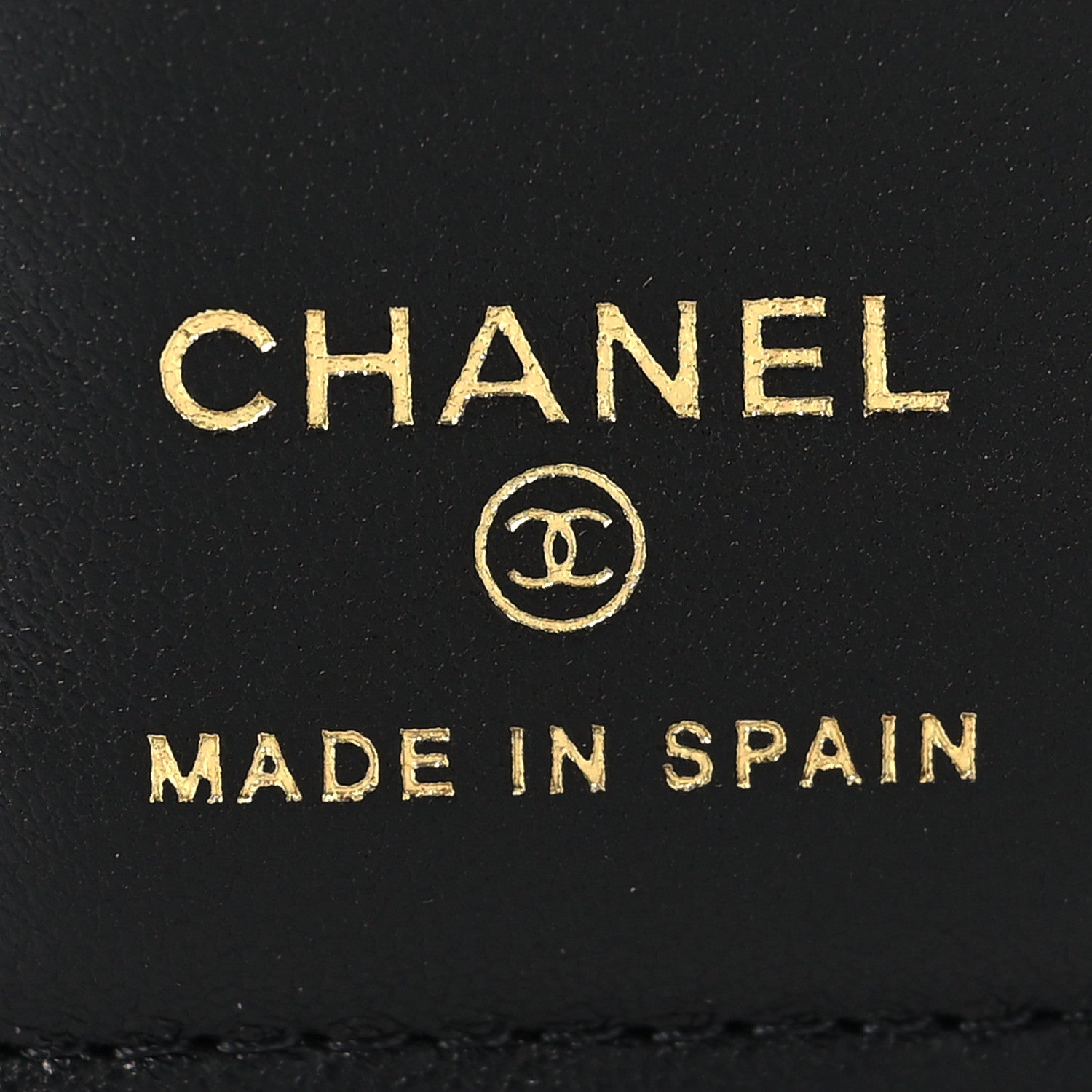 Chanel Calfskin Crocodile Embossed Crococo Passport Holder Black 6 of 8