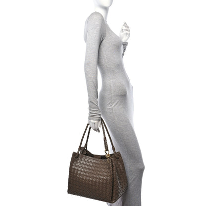Bottega Veneta Nappa Intrecciato Large Andiamo Parachute Shoulder Bag Pinecone 2 of 11