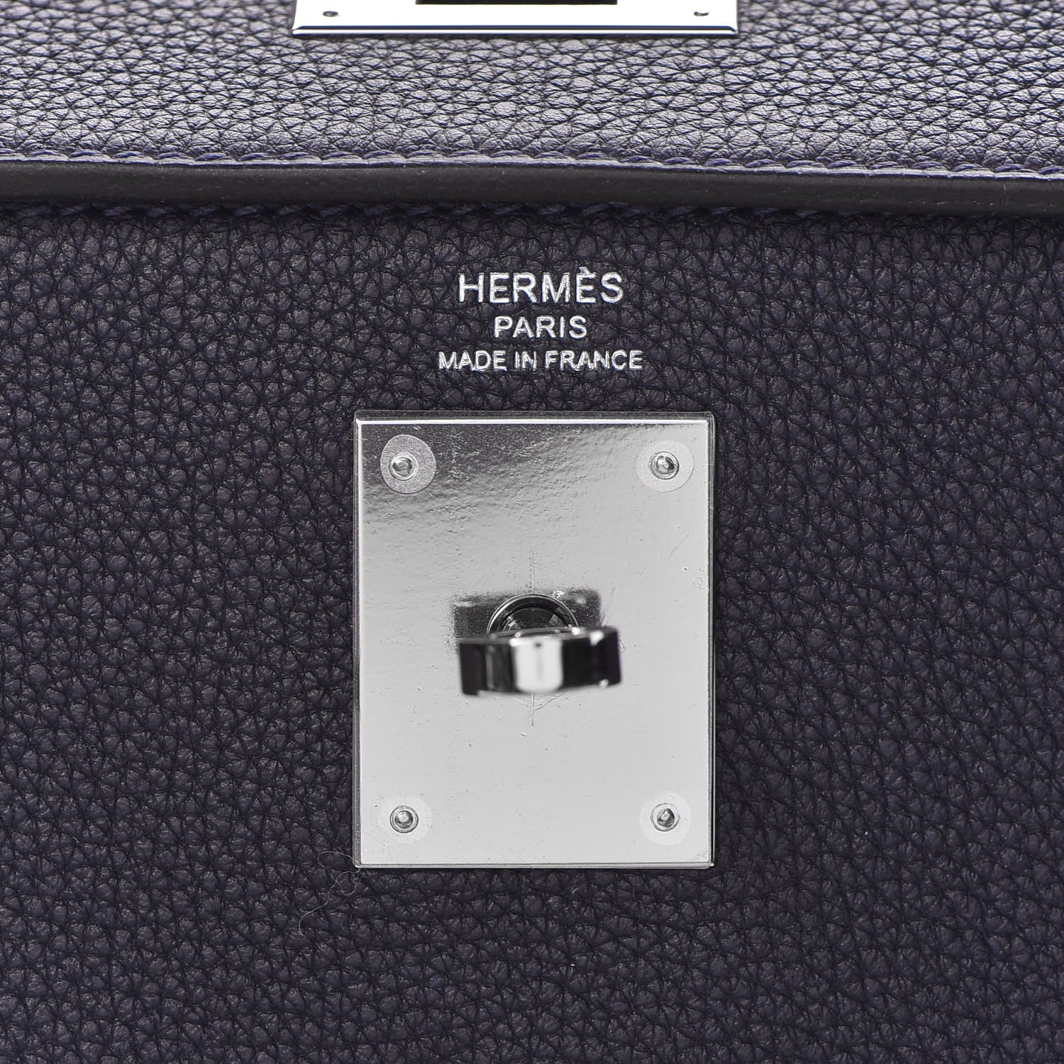 Hermes Togo Kelly Retourne 28 Bleu Nuit 6 of 37