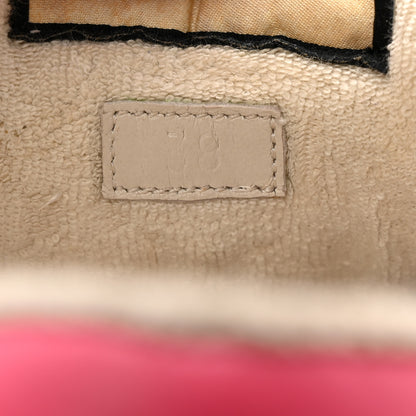 Gucci GG Monogram Nubuck Web Womens Screener Sneakers 38 New Sand Dusty Milk Pink 9 of 10