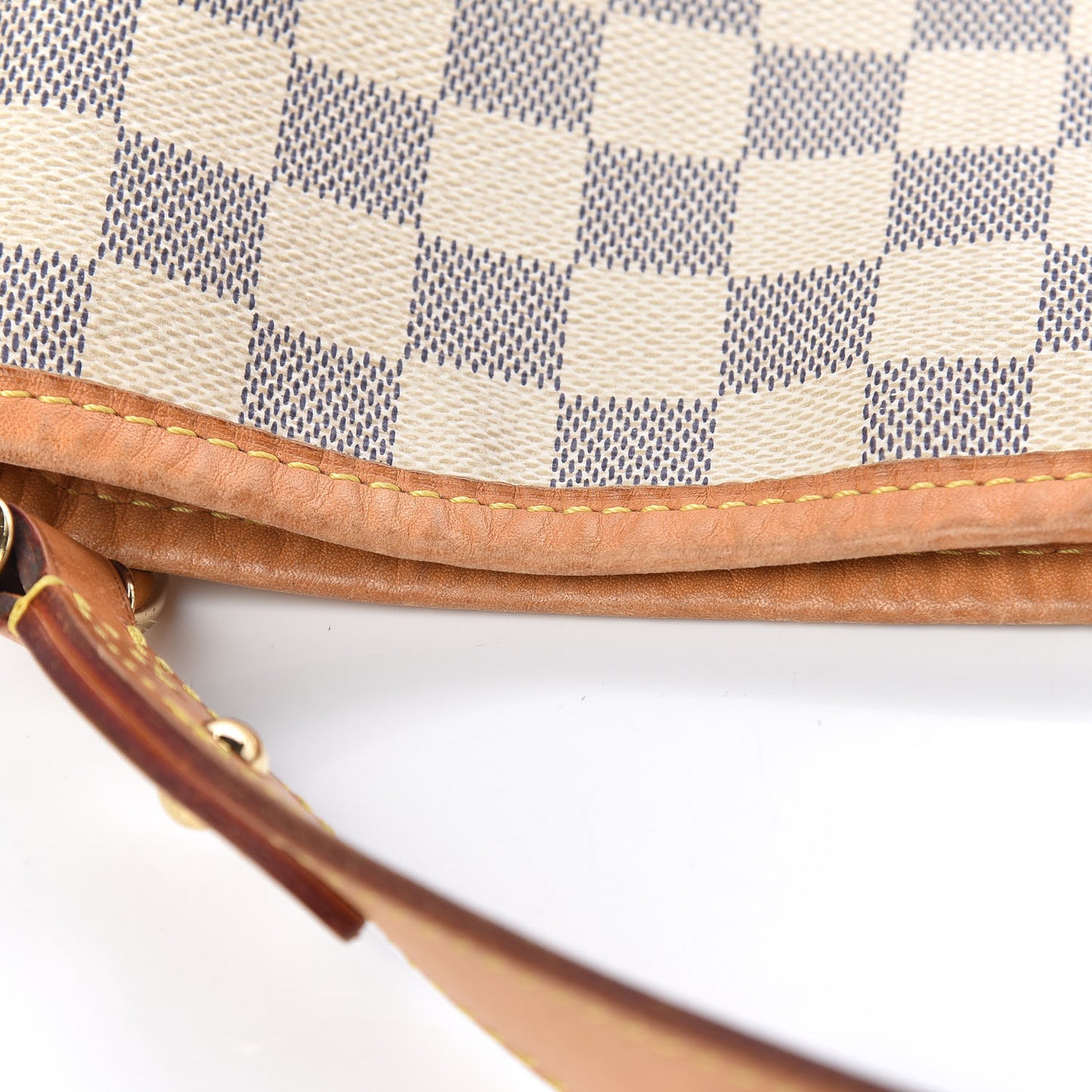 Damier Azur Delightful MM Rose Ballerine