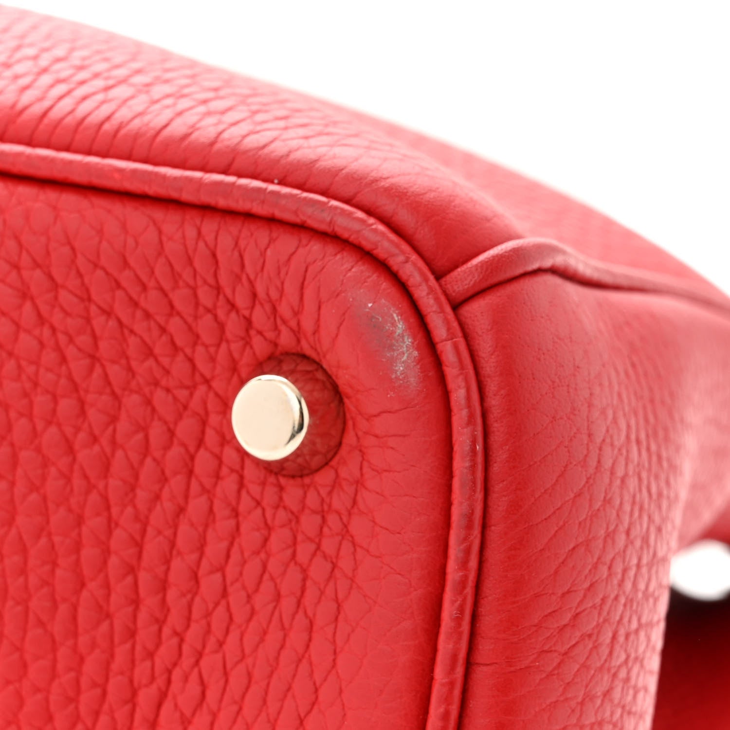 Christian Dior Calfskin Medium Diorissimo Bag Red 12 of 13