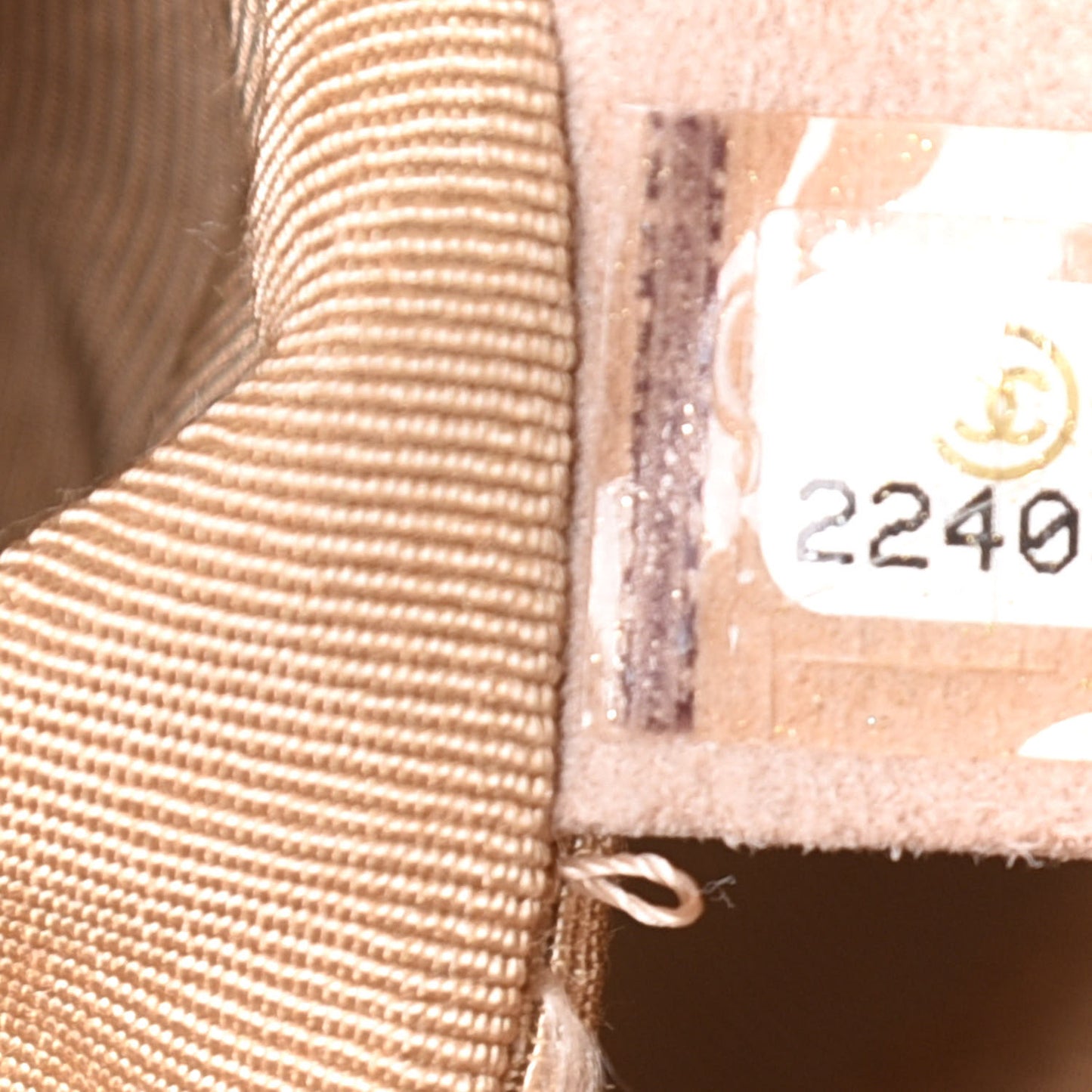 Iridescent Glazed Calfskin Quilted New Medium Boy Flap Dark Beige