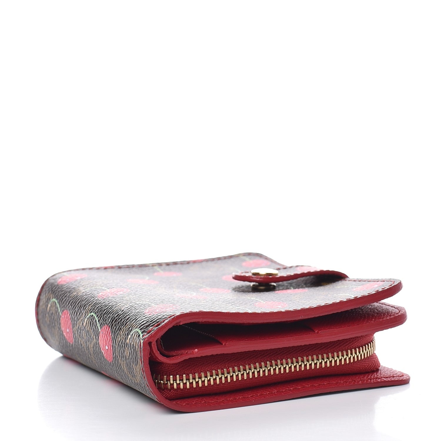 Louis Vuitton Monogram Cerises Compact Zippe Wallet 4 of 9