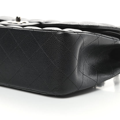 Chanel Caviar Quilted Jumbo Double Flap Black 11 of 13