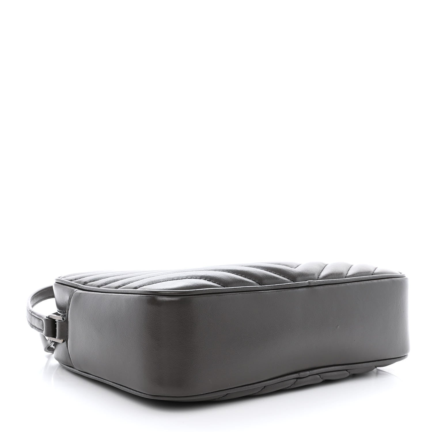 Saint Laurent Calfskin Matelasse Monogram Lou Camera Bag Dark Smog 4 of 14
