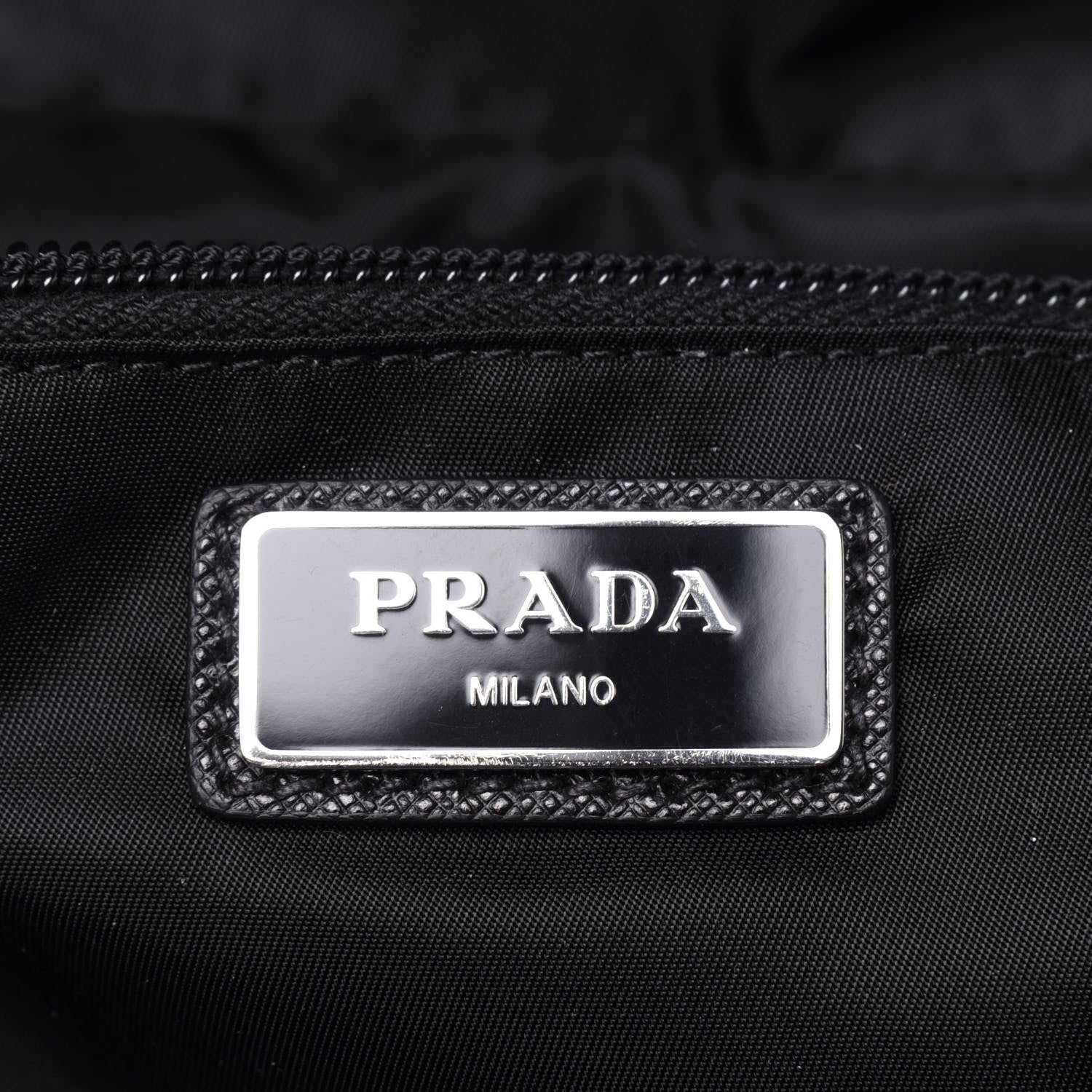 Prada Tessuto Nylon Belt Bag Black 7 of 12