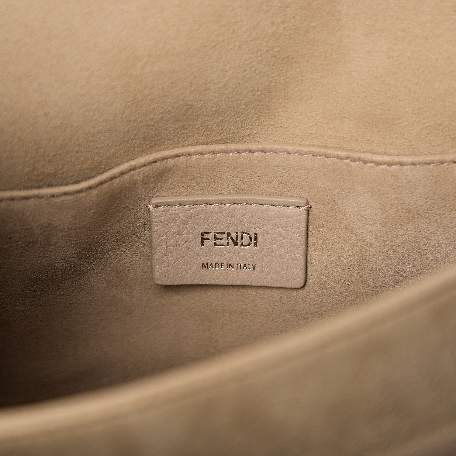 Fendi Vitello Liberty Velvet FF Multicolor Kan I Shoulder Bag Multicolor Cuoio 5 of 10
