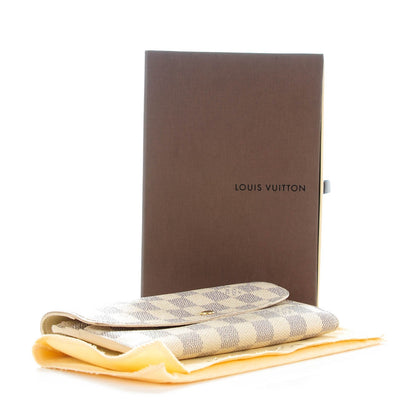 Louis Vuitton Damier Azur Emilie Wallet 5 of 10