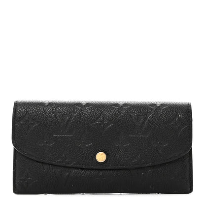 Louis Vuitton Empreinte Emilie Wallet Black Dune 1 of 9