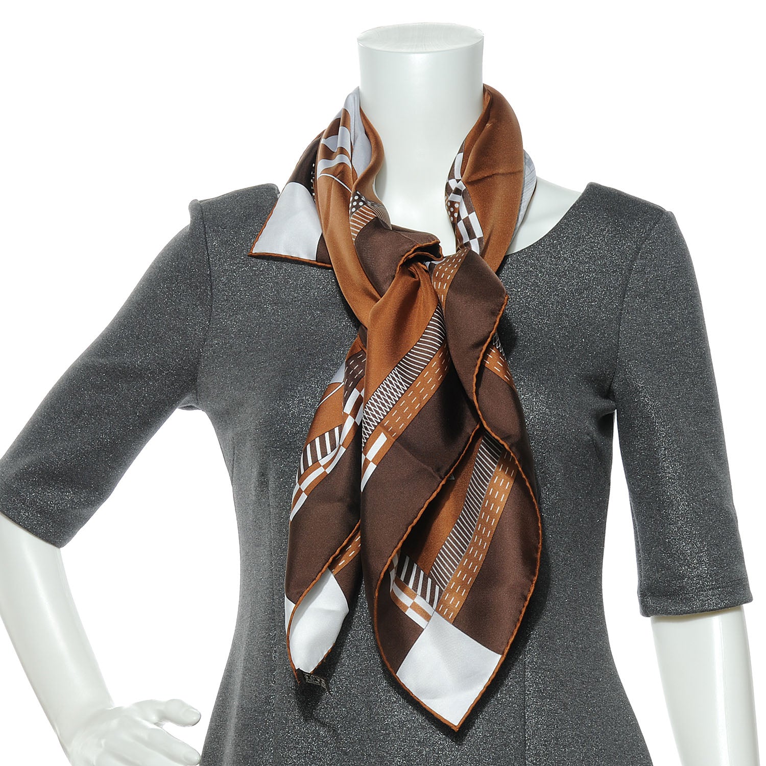 Hermes Silk Cheval De Courses Scarf 90 2 of 8