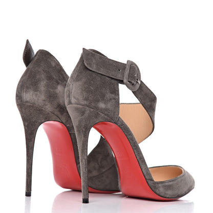Christian Louboutin Veau Velours Sharpeta 100 Pumps 38.5 Roche 4 of 13