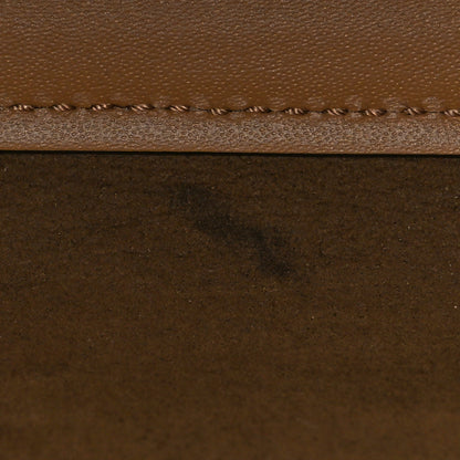 Fendi Vitello King Plexiglass Logo Embossed Medium Fendi Sunshine Shopper Tote Miele Scuro 11 of 12