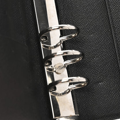 Louis Vuitton Epi Small Ring Agenda Cover Black 8 of 10