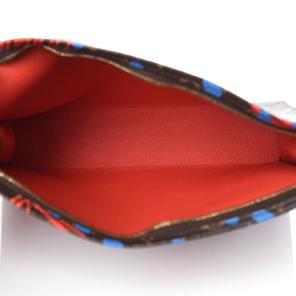 Louis Vuitton Monogram Jungle Dots Toiletry Pouch 26 Coquelicot Denim 8 of 10