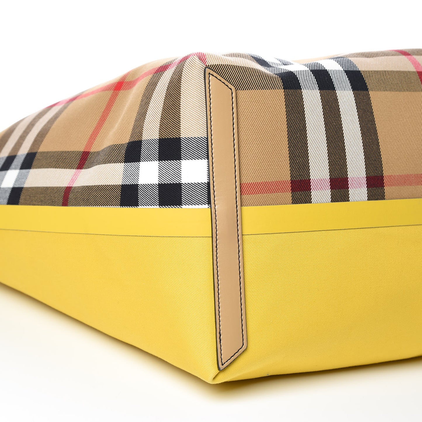 Vintage Check Large The Giant Reversible Tote Antique Yellow