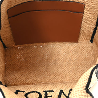 Loewe Raffia Large Paula's Ibiza Logo Tote Natural Tan 4 of 8
