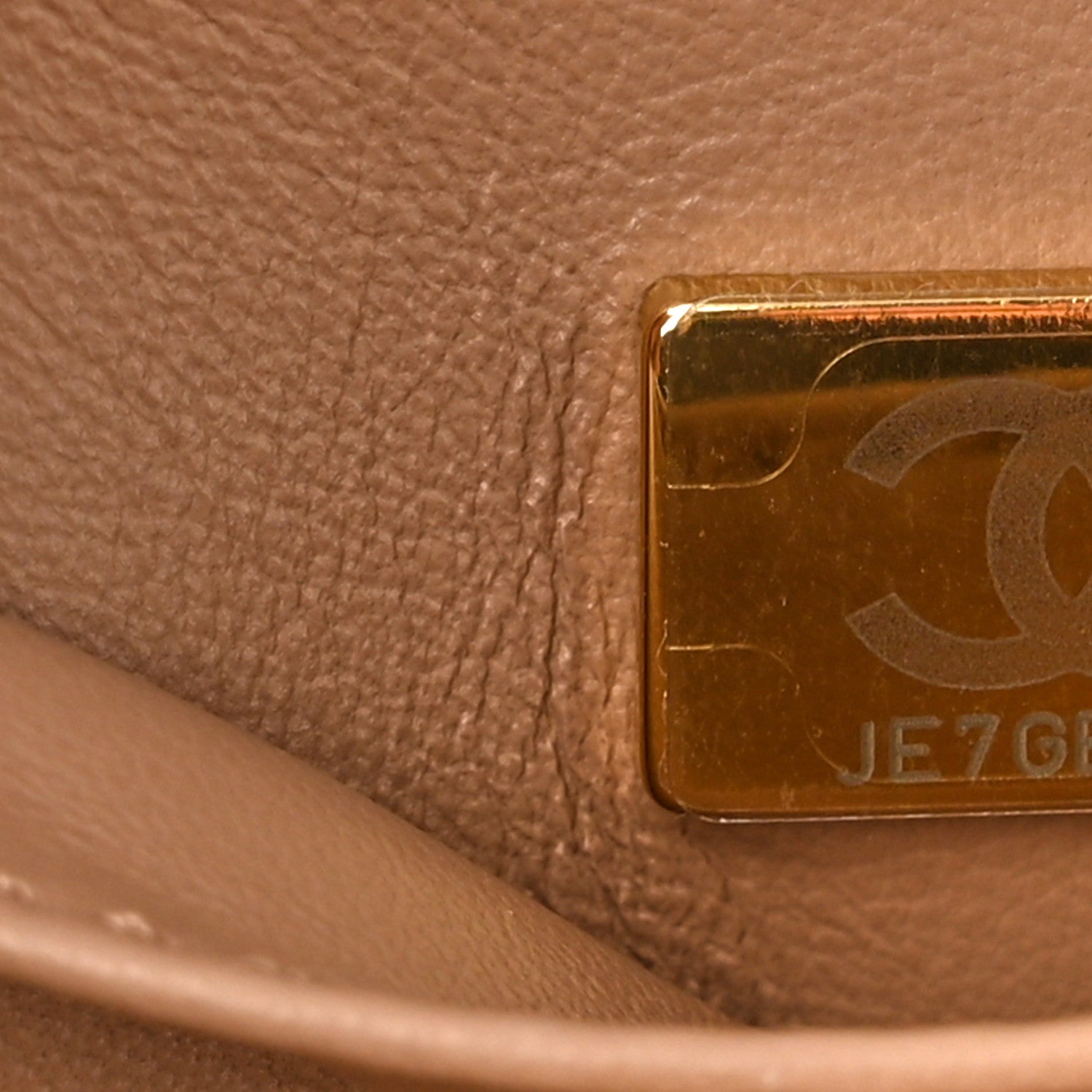 Chanel Caviar Quilted Coco First Flap Beige 7 of 11